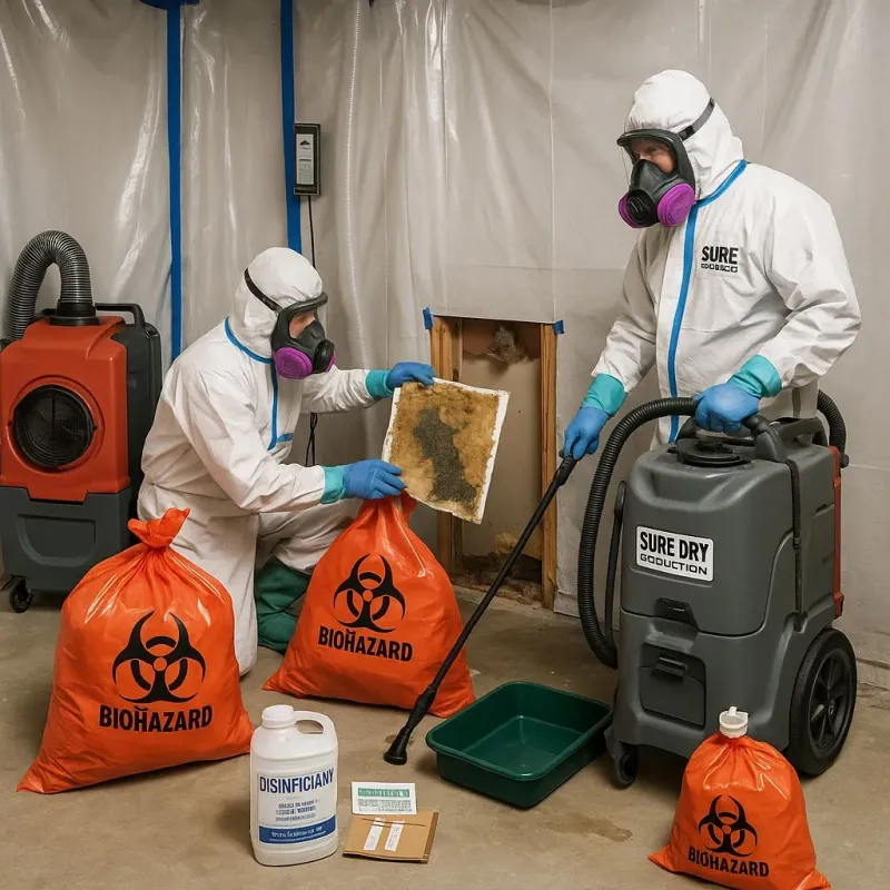Contaminated Water Handling Protocols process in Andover, OH