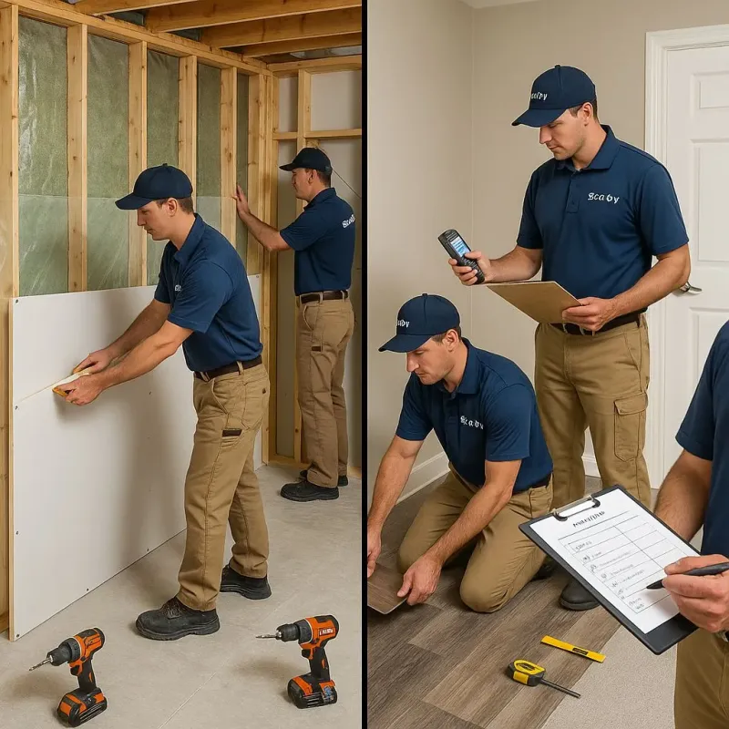Repairs and Reconstruction process in Andover, OH